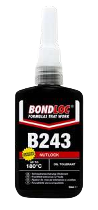 B243 - OIL TOLERANT NUTLOCK 250ML